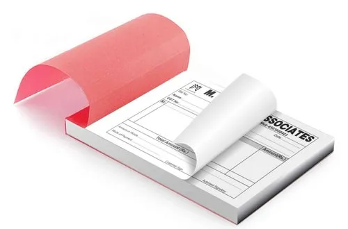 Pink Bill Book Printing Services Matrix Advertising Virar